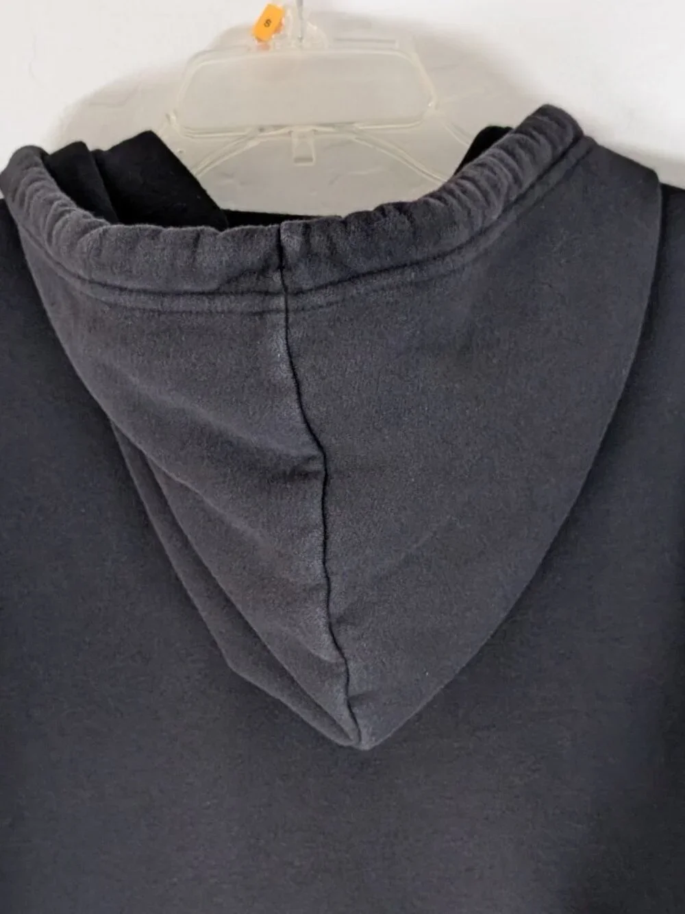 THE NORTH FACE Sweatshirt Men's L Black Graphic Hooded Pullover Kangaroo Pocket